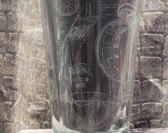 Star Wars - K2SO Imperial Droid - Laser Geätztes Nadelglas