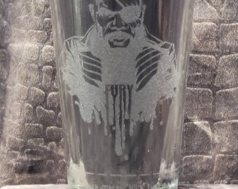 Vengadores - Nic Fury - Laser Etched Pint Glass