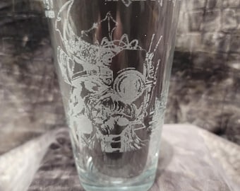 Iron Maiden The Days of Future Past Tour 2023 - Lasergeätztes Pintglas