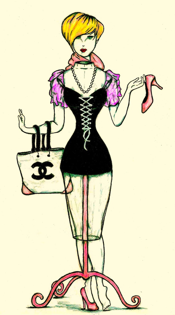 Chanel Moda Maniqui Arte Impresion Arte De La Pared Vestir Etsy Mexico Chanel Moda Maniqui Arte Impresion Arte De La Pared Vestir Etsy Mexico