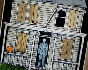 The Michael Myers House - Halloween Art Print