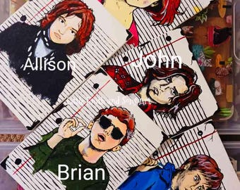 The Breakfast Club Sticker or Magnet: 80s Movie Art