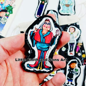 CORALINE MINI MAGNETS - Set of 12 - Handmade Drawstring Pouch and Surprise gift included image 5