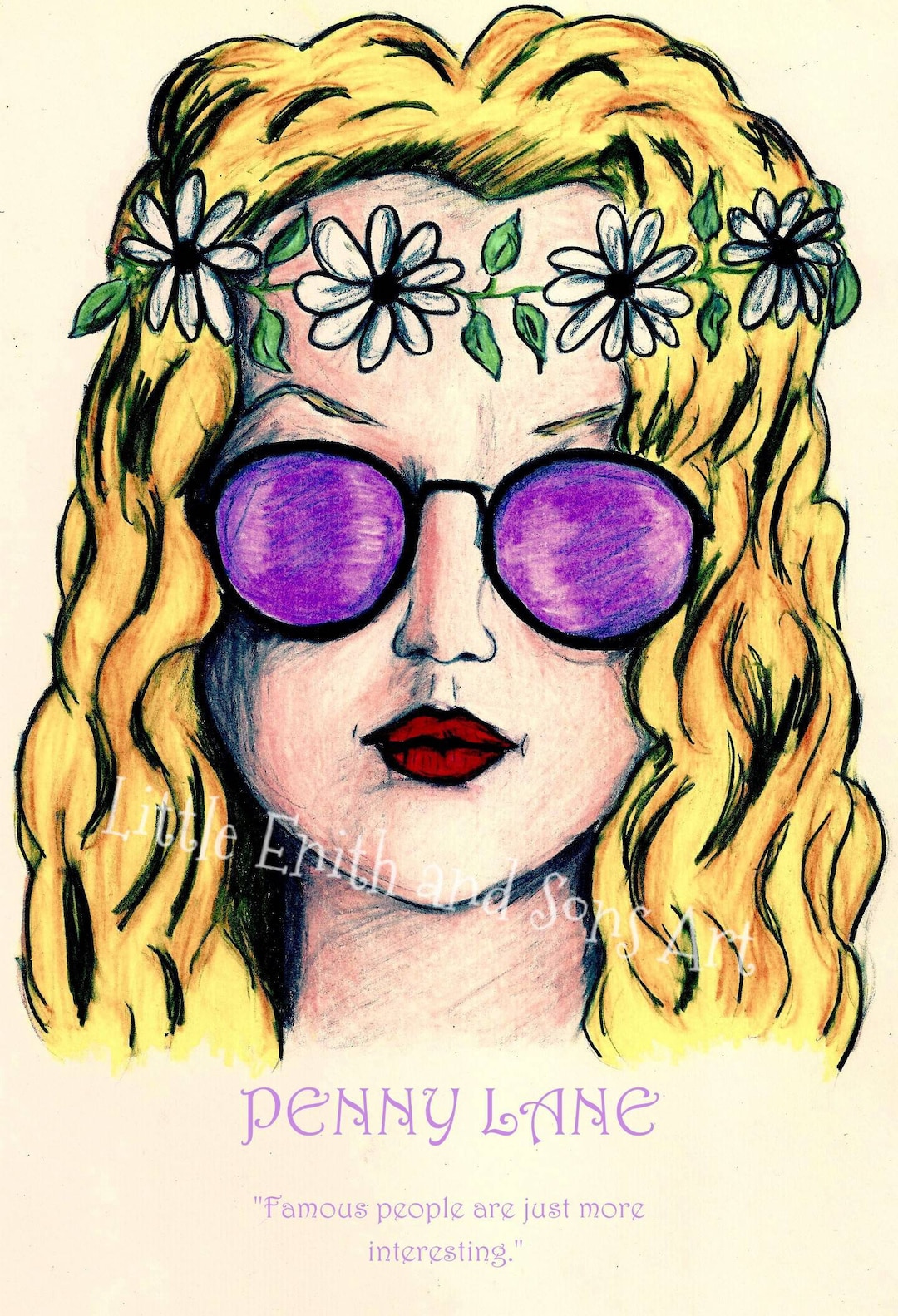 PENNY LANE Almost Famous Character Print, Magnets and Stickers