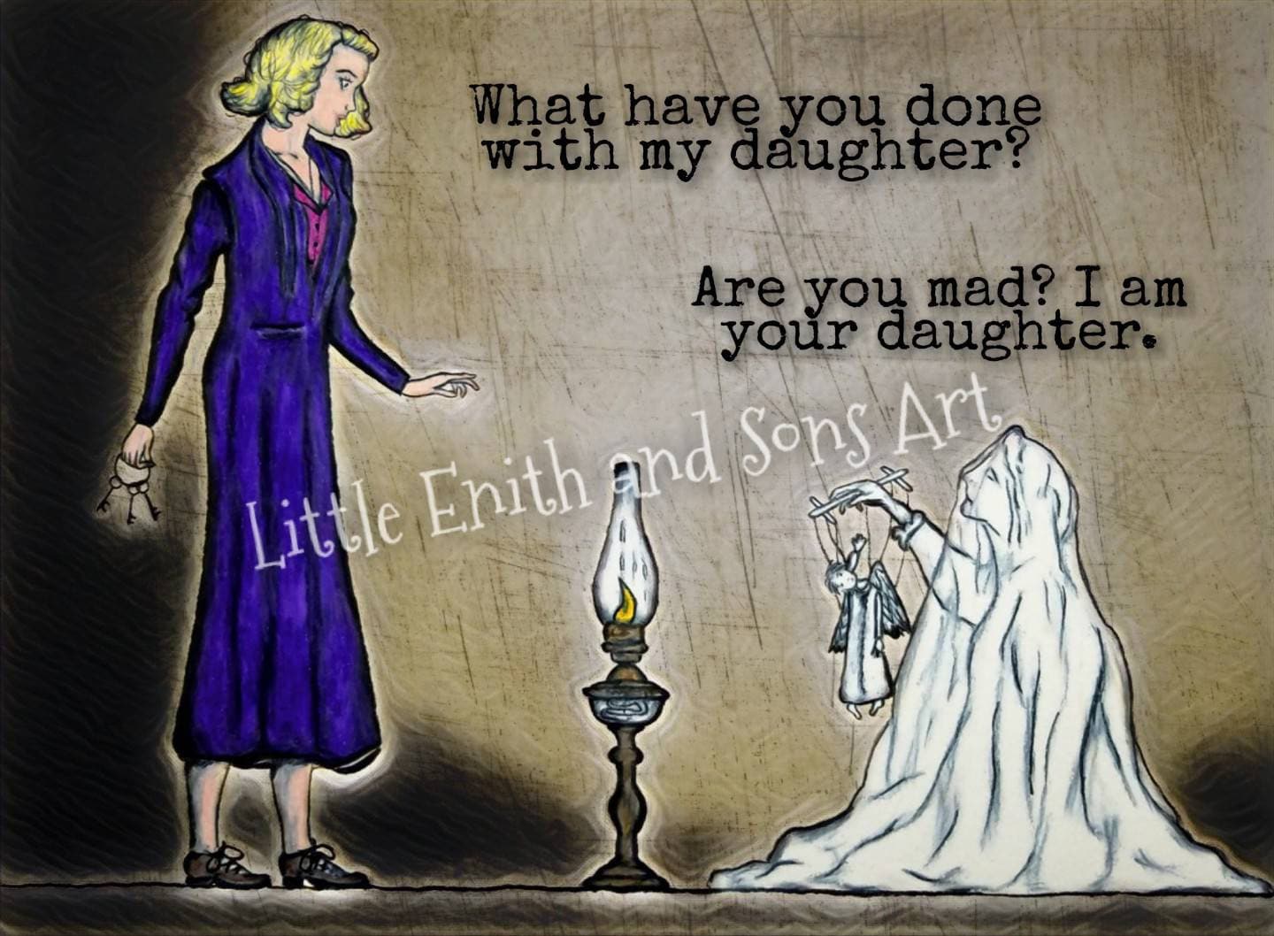 Am I Your Daughter Are you mad I am your daughter The Others Movie Art Print | Etsy