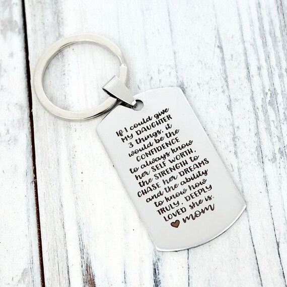 Give My Daughter 3 Things Confidence Strength Loved Etsy
