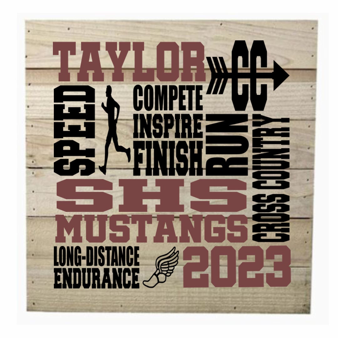 Cross Country Runner Running Team CC XC Senior Banquet Awards Gift ...