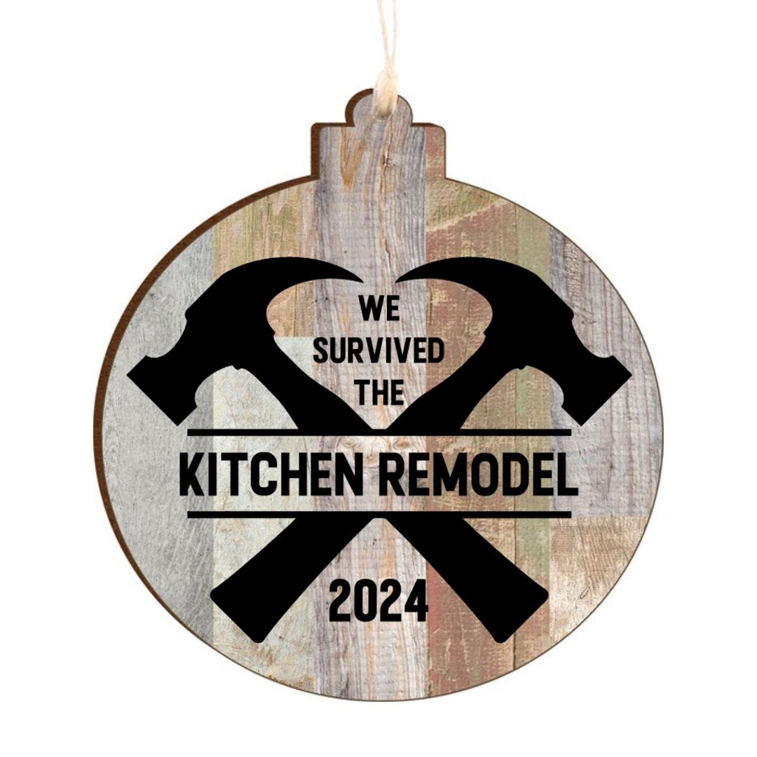 Personalized We Survived the Remodel Ornament Gift Christmas Gifts Back ...