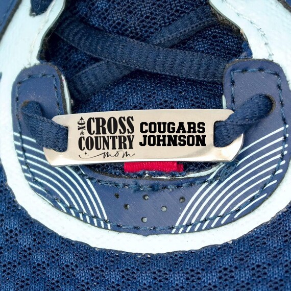 Personalized Cross Country Mom Gift Running Shoe Lace Sneaker