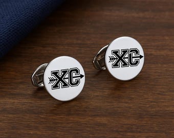 Cross Country Earrings, XC CC Runner, End of the Season Senior Night Gift, Awards Banquets, Coach, Running Mom