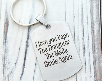 Custom Any Wording or Design Your Personal Message to Anyone Customized Personalized Engraved Key Chain