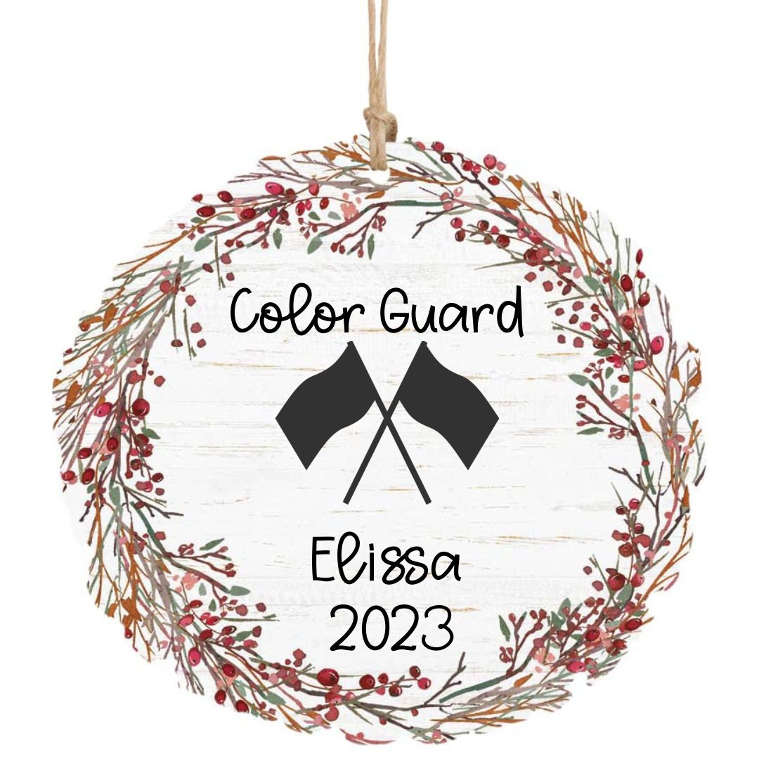 Color Guard Flag Corp Senior Night Award Banquet Christmas Custom ...