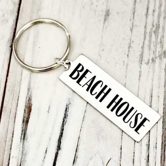 Beach house best sale keychain