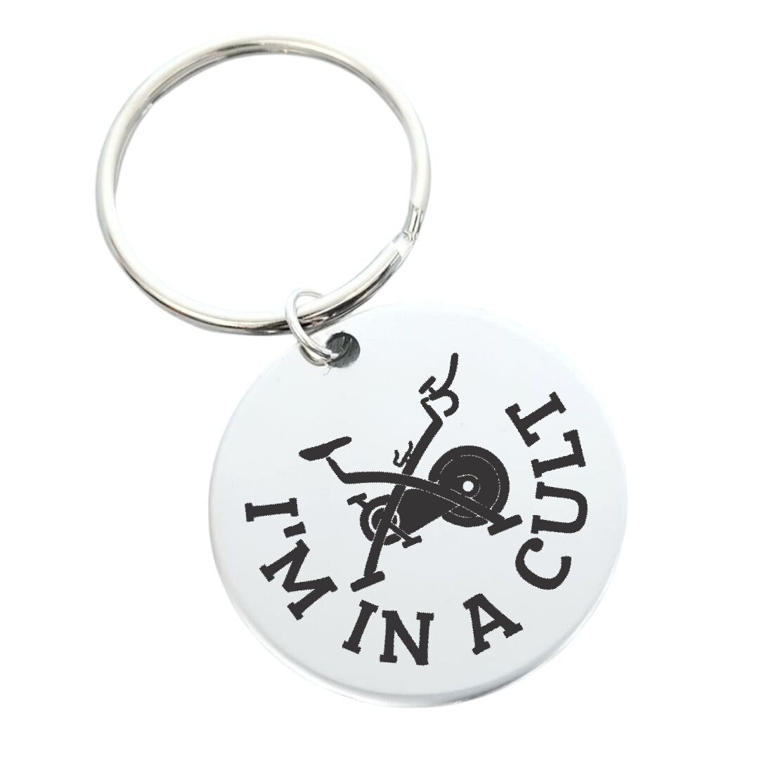 I'm in a Cult Funny Exercise Bike Personalized Custom Key Etsy