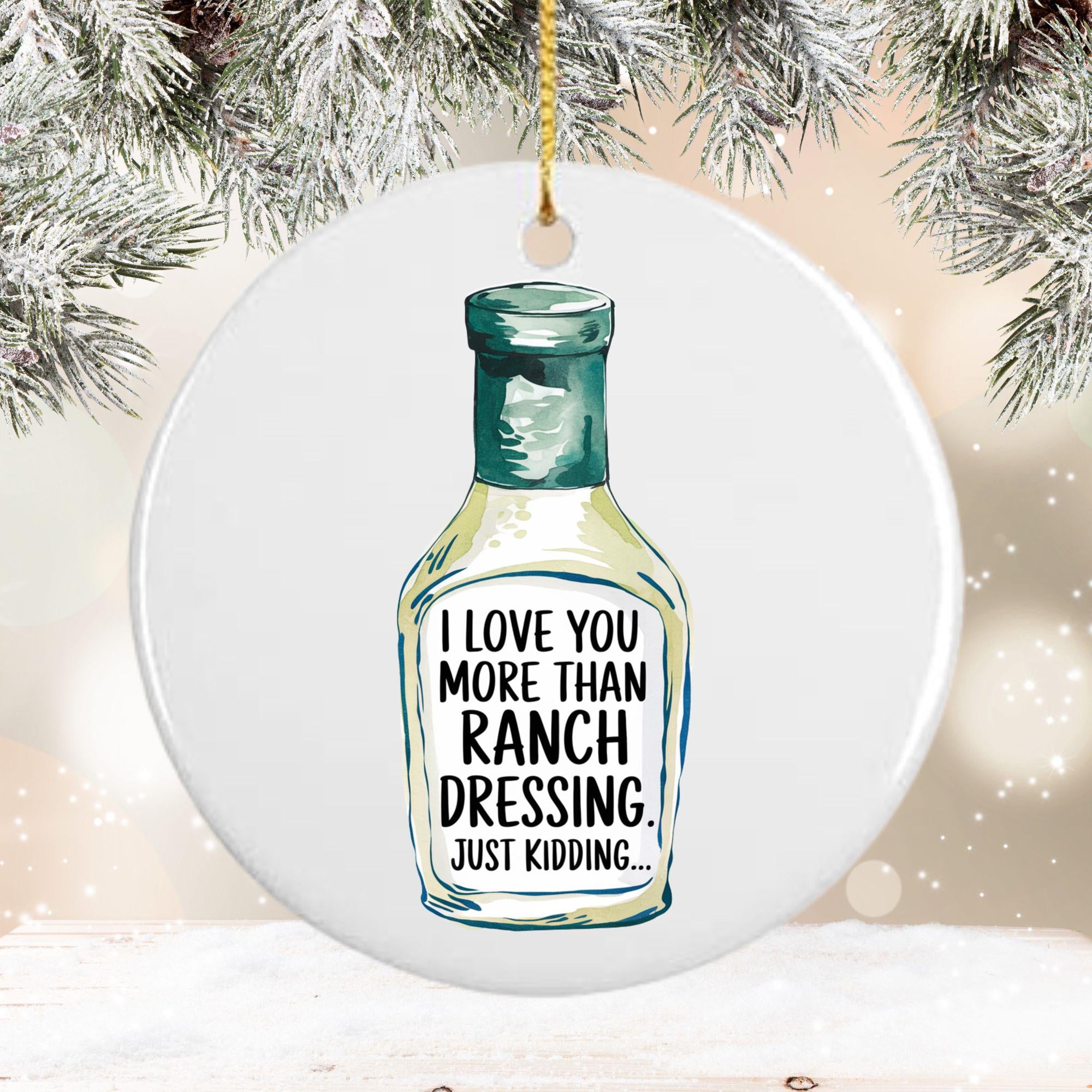 white christmas dresses Ranch Dressing Christmas Ornament Crochet Pattern – My Fingers Fly