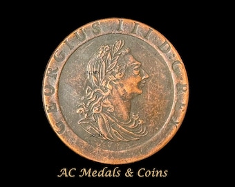 1797年 ジョージ3世 カートホイール 1ペニー - Etsy 日本