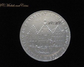 Frankfurt Thaler 1863 - Sterling Silver (Replica Coin)