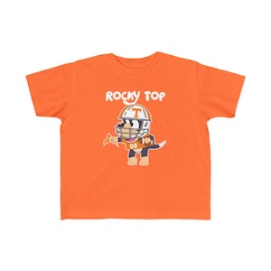 Toddler Short Sleeve Tee Shirt Tennessee Dog Rocky Top Football