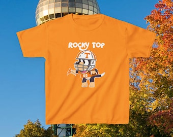 Kids Youth Tee Shirt Tennessee Dog Rocky Top
