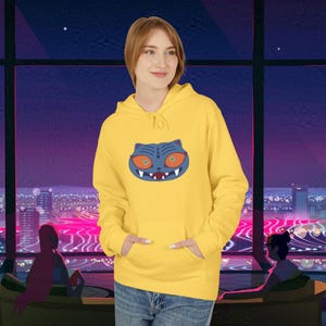 Adult Unisex Kpop Derpy Blue Tiger Hoodie Sweatshirt Zoey Cosplay