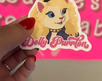 Dolly "Purrton" Stickers