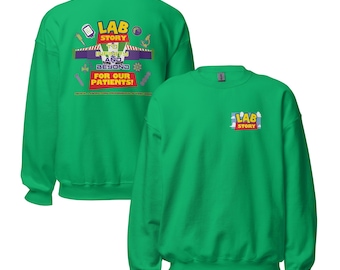 Unisex Heavy Blend Sweatshirt Medical Laboratory Professionals Week 2026 Lab Story Lab Week