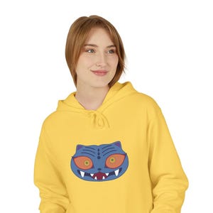 Adult Unisex Kpop Derpy Blue Tiger Hoodie Sweatshirt Zoey Cosplay