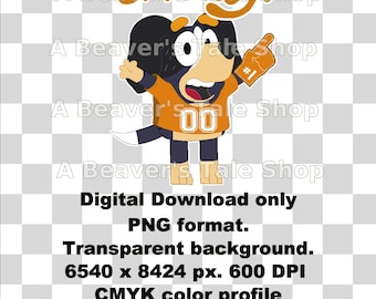 Set of 3 digital clipart images PNG format College Football Tennessee Dog Version 2- 1 year UNLIMITED use license