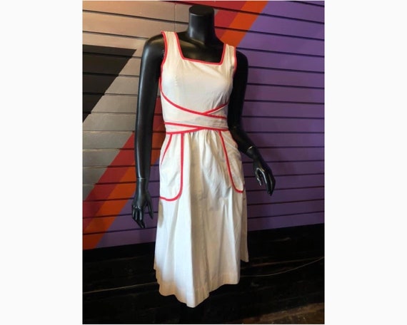 50s Vintage Handmade Wrap Around Dress