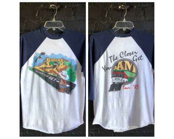 Vintage 80s Alabama Band Shirt 1983 the 