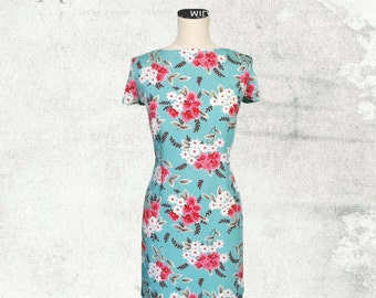 Patrón de costura PDF Vestido de camiseta de amapola para mujer - D1402 Tallas 2-12