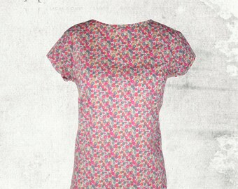 Patrón de costura PDF: Tara Tee Top Tallas 2 - 12