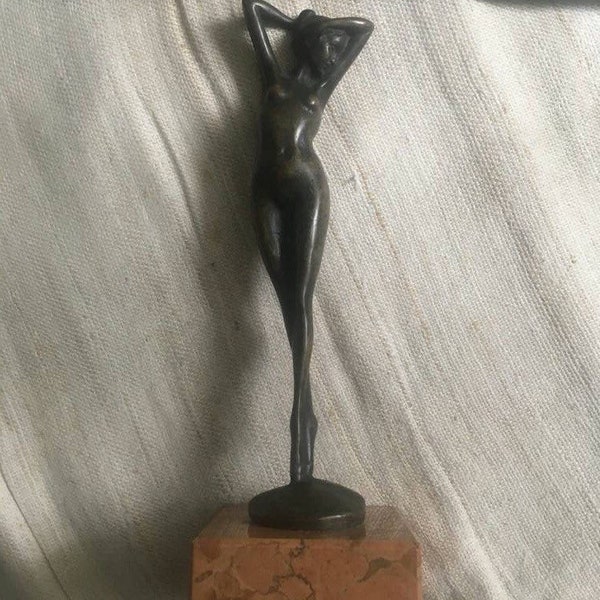Bronze figurine - “Dancing Lady” Art Deco