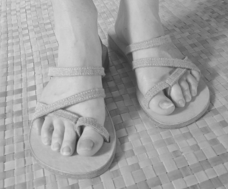 Hemp Strappy Sandals image 5