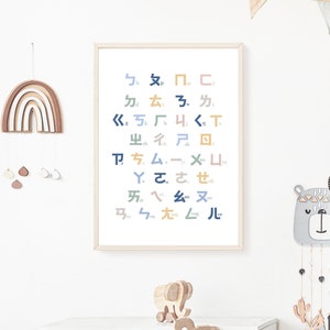 Mandarin Chinese Zhuyin Phonetic Alphabet | Bopomofo | 注音符號拼音教學｜Chinese Zhuyin Phonetics | Taiwan Zhuyin System | Instant Download Printabl