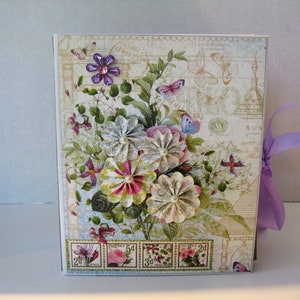 Graphic 45 Grow With Love | Handmade Mini Scrapbook Album | 7 1/2 x 9 x 3 Inches
