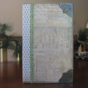 5 1/2 x 8 1/2 Paper Bag Mini Album | Scrapbook | Journal