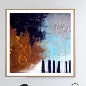 Notas del cielo / arte jazz, arte abstracto, arte afroamericano, decoración del hogar, arte de pared, arte de piano, arte musical, arte de pared musical, impresión de jazz