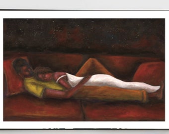 Dream Come True Art Print: African American Love, Home Decor