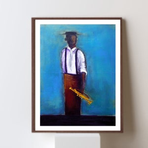 I'm Going Solo Too | African American art| black art prints| home decor|wall art|black art|art prints|Jazz art| trumpet art| jazz print