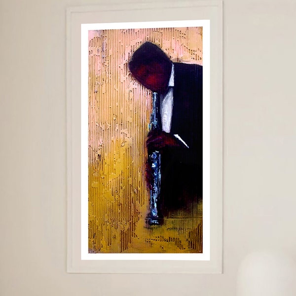 Down To The Bone | African American art| black art prints| home decor|wall art|black art|art prints|Jazz art| music wall print| jazz print