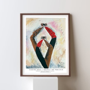 Brother I Got Your Back| African American art,black art prints, home decor, wall art, art prints,buy art prints ,buy black art