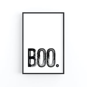 Halloween Print, Halloween Decor, Halloween Wall Art, Boo., Halloween Home Decor - Digital Download