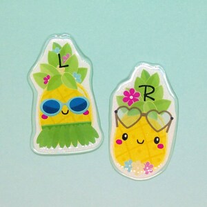 Summer pineapple custom x-ray markers with initials