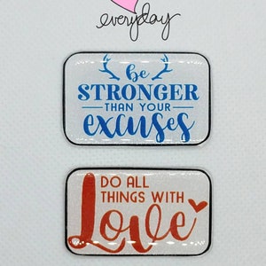 With love custom lead letter x-ray markers with initials