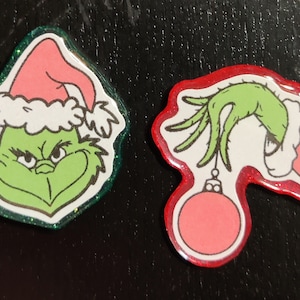 Christmas Mean One lead letter x-ray markers with initials
