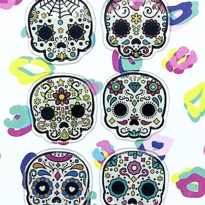 Cute sugar skull custom x-ray markers with initials