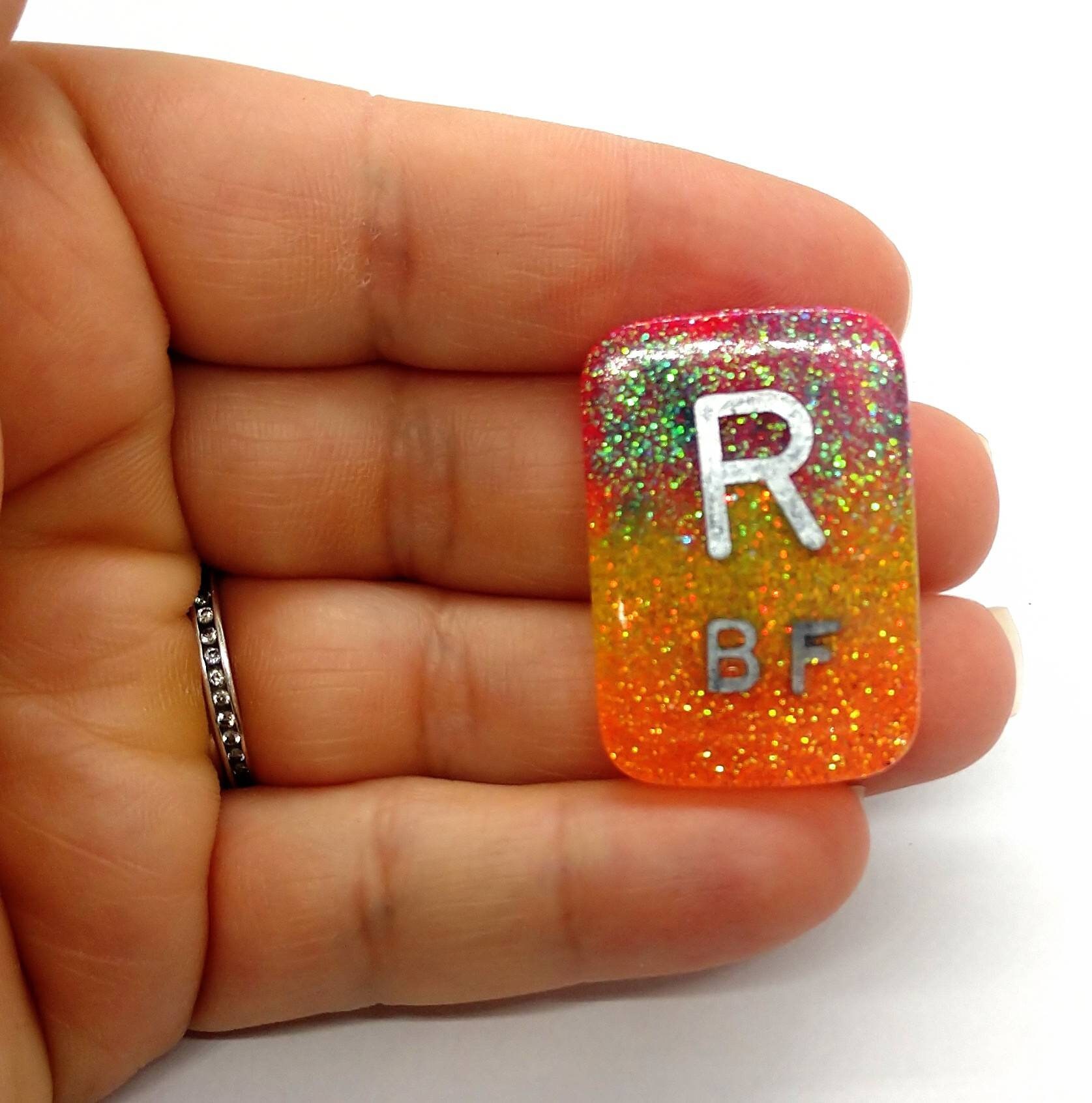 Xray markers with initials resin xray markers lead letter Etsy