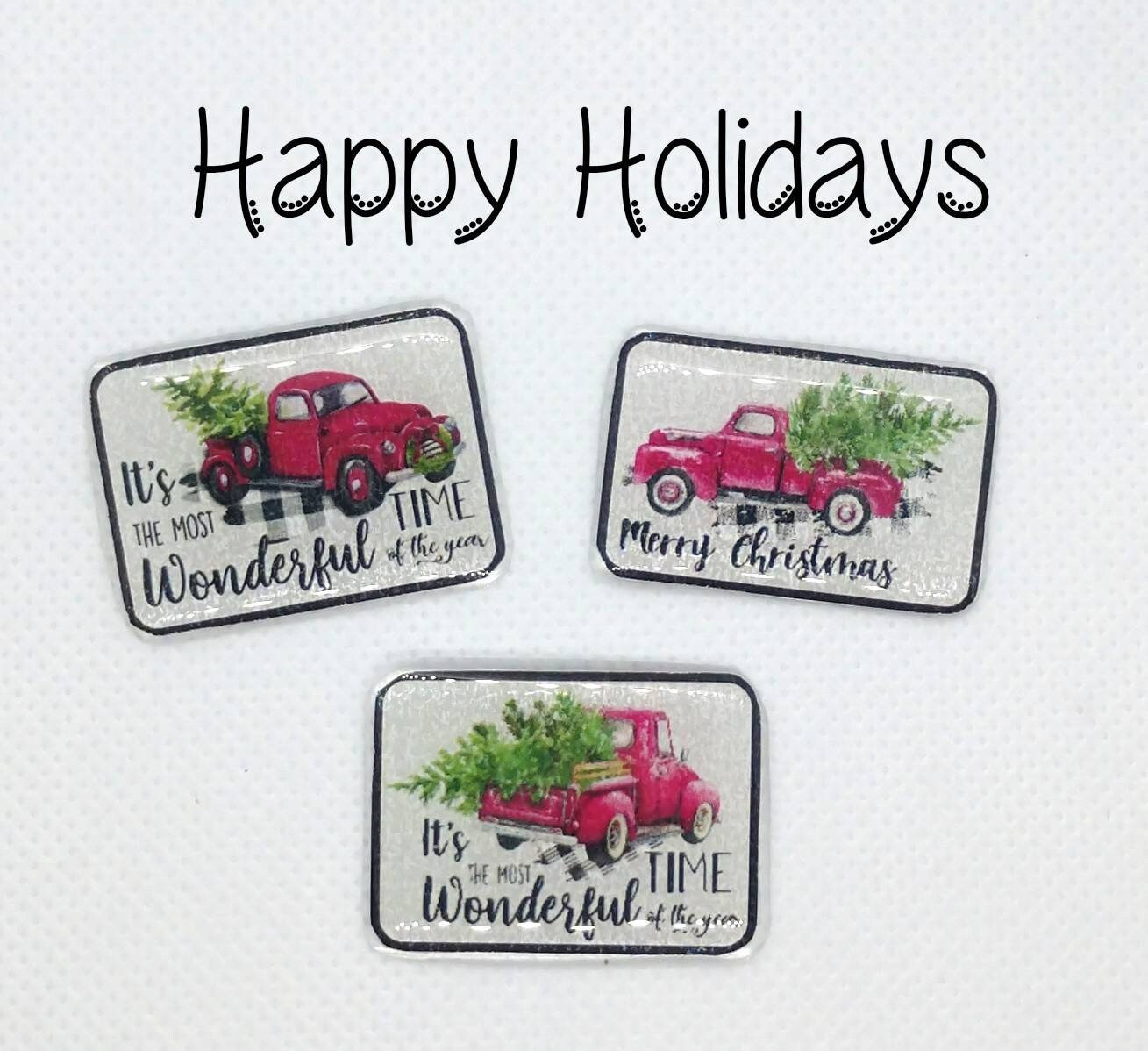 take Mini Red Truck X-ray Markers With Initials - Etsy