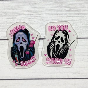 Masked horror custom xray markers with initials